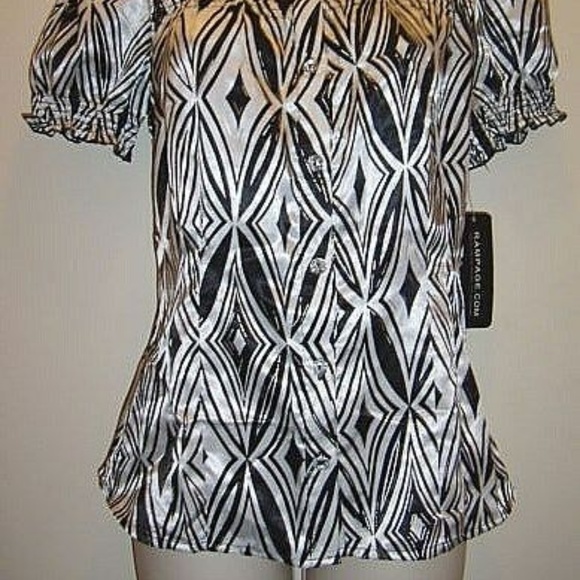 Rampage Silky Smooth Sexy Top Blouse - Picture 2 of 4